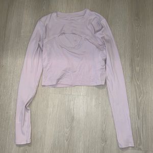 Lululemon Pink Cropped Top